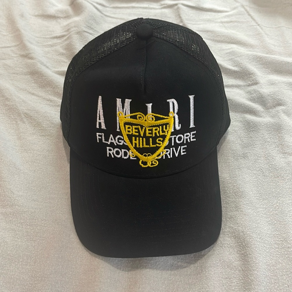 Amiri Trucker Hat Embroidery Design